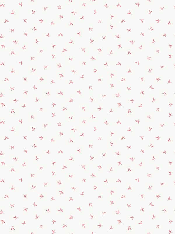 Mini Leaf Toss wallpaper in pink color - pattern number G68722 - by Galerie in the Miniatures 3 collection