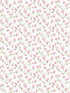 Mini Magnolia wallpaper in pink color - pattern number G68723 - by Galerie in the Miniatures 3 collection