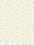 Mini Magnolia wallpaper in yellow color - pattern number G68725 - by Galerie in the Miniatures 3 collection