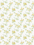 Multi Floral Trail fabric in yellow color - pattern number G68732 - by Galerie in the Miniatures 3 collection