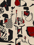 Round mural in midnight color - pattern number WP20875 - by Mind the Gap in the Jazz Live collection