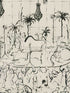 The Club mural in black grey color - pattern number WP20883 - by Mind the Gap in the Jazz Live collection