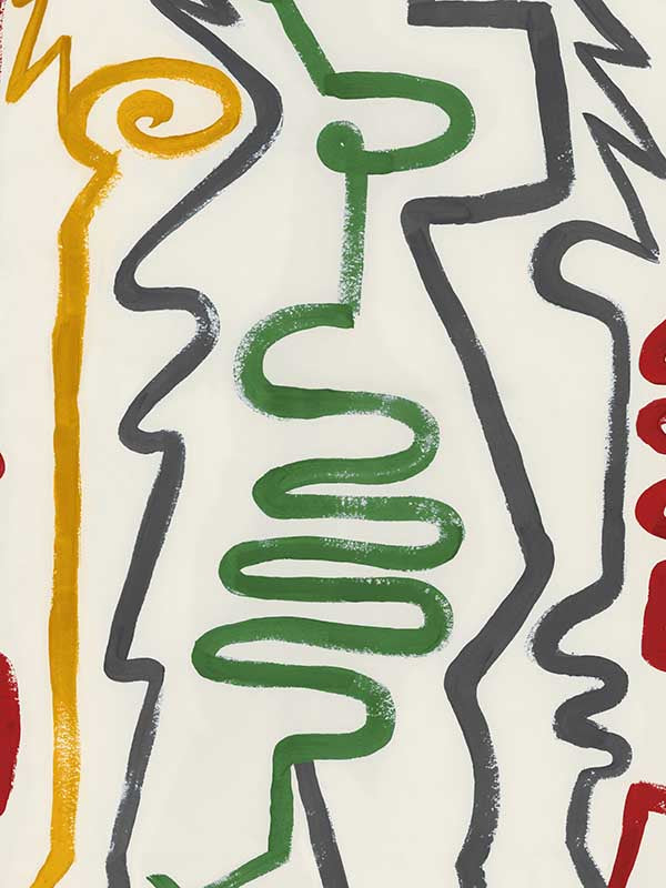 Chameleon wallpaper in multi color - pattern number WP30230 - by Mind the Gap in the Jazz Live collection