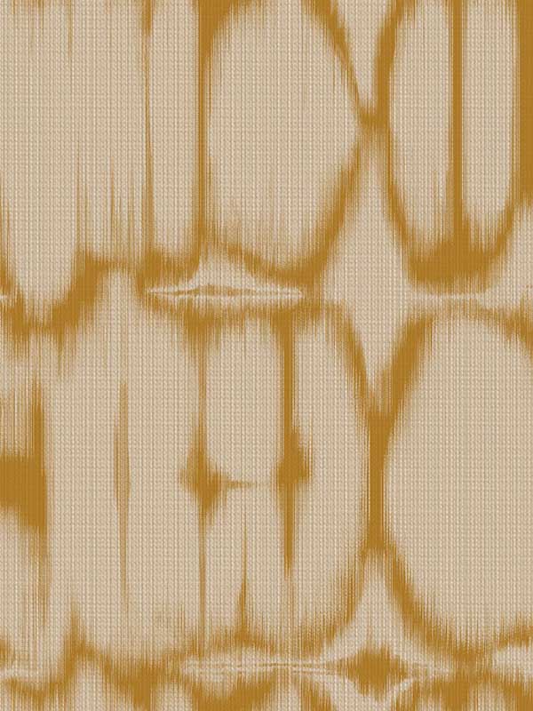 Resonances wallpaper in ochre color - pattern number WP30240 - by Mind the Gap in the Jazz Live collection