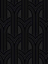 Hendrix fabric in black color - pattern number WH40040 - by Seabrook in the Piano collection