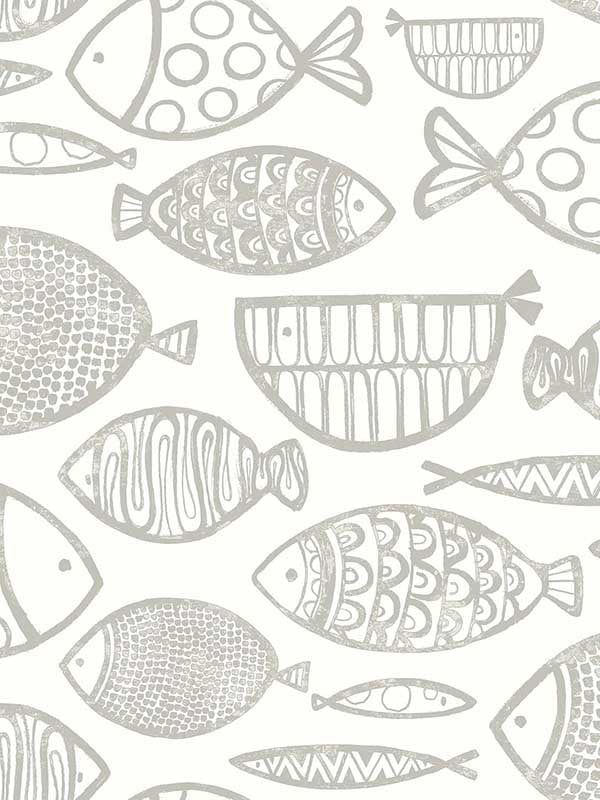 Cadence wallpaper in lily color - pattern number WH41410 - by Seabrook in the Piano collection