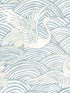Egret Tidal Dance wallpaper in sky blue color - pattern number 4172-27498 - by A Street Prints in the Sea Salt collection