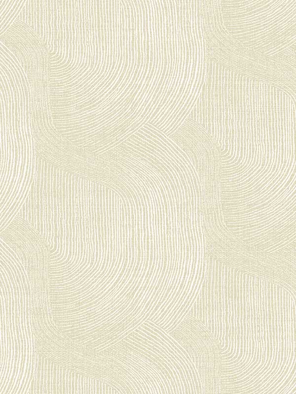 Folly Zen Swirls wallpaper in champagne color - pattern number 4172-27504 - by A Street Prints in the Sea Salt collection