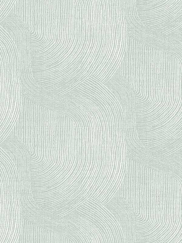 Folly Zen Swirls wallpaper in seafoam color - pattern number 4172-27505 - by A Street Prints in the Sea Salt collection
