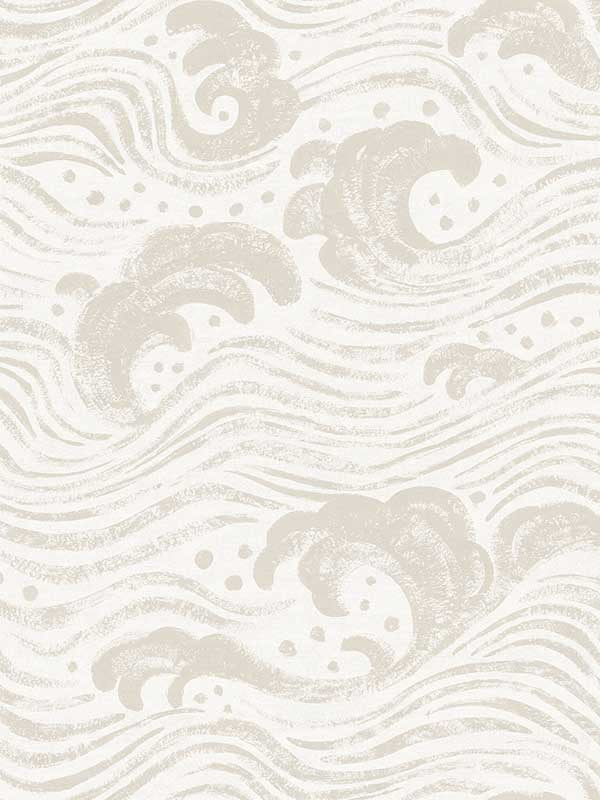 Swell Ocean Wave wallpaper in beige color - pattern number 4172-27508 - by A Street Prints in the Sea Salt collection