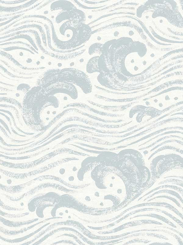 Swell Ocean Wave wallpaper in light blue color - pattern number 4172-27509 - by A Street Prints in the Sea Salt collection