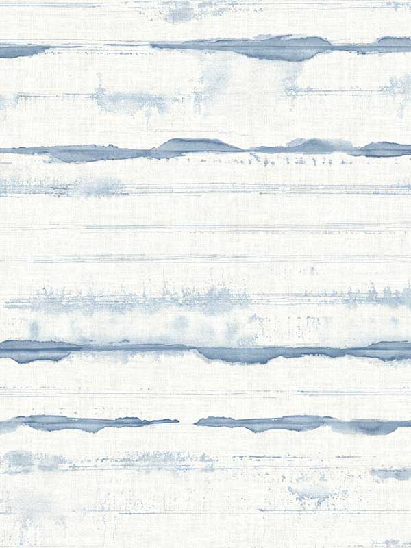 Destin Stripe wallpaper in blue color - pattern number 4172-27516 - by A Street Prints in the Sea Salt collection