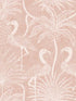 Biscayne Flamingo Beach wallpaper in coral color - pattern number 4172-82007 - by A Street Prints in the Sea Salt collection