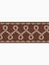 Scalloped Ribbon fabric in red color - pattern number 4148-14506 - by Chesapeake in the PrintWorks collection