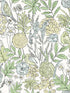 Goldfinch Birds and Blooms fabric in green color - pattern number 4148-27412 - by Chesapeake in the PrintWorks collection