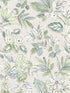 Begonia Floral Trail fabric in sea green color - pattern number 4148-27424 - by Chesapeake in the PrintWorks collection