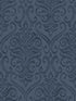 Adavu Damask wallpaper in blue color - pattern number 4148-27438 - by Chesapeake in the PrintWorks collection