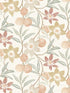 Passiflora Fruit and Floral wallpaper in peach color - pattern number 4148-27447 - by Chesapeake in the PrintWorks collection
