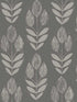 Garland Block Tulip wallpaper in charcoal color - pattern number 4148-27477 - by Chesapeake in the PrintWorks collection