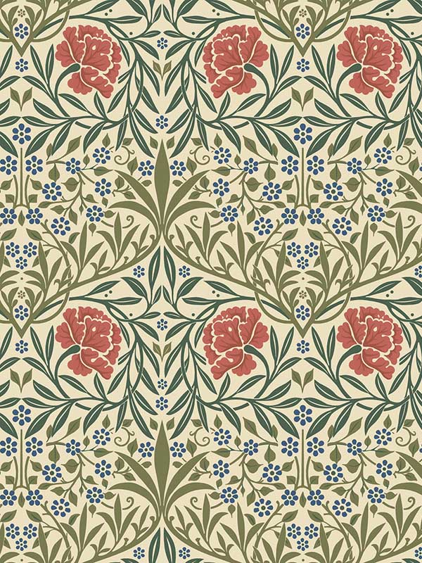 Oxford Union Floral Vines wallpaper in green color - pattern number 4171-82043 - by A Street Prints in the Hidden Treasures Volume 2 collection