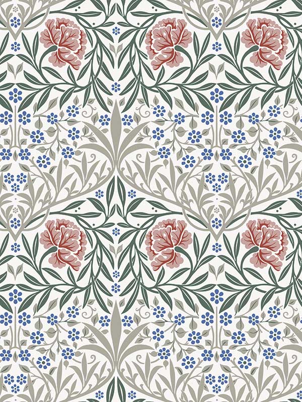 Oxford Union Floral Vines wallpaper in pink color - pattern number 4171-82044 - by A Street Prints in the Hidden Treasures Volume 2 collection