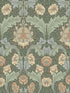 Myrtle Floral Ogee wallpaper in sea green color - pattern number 4171-82059 - by A Street Prints in the Hidden Treasures Volume 2 collection