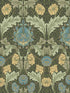Myrtle Floral Ogee wallpaper in dark green color - pattern number 4171-82060 - by A Street Prints in the Hidden Treasures Volume 2 collection