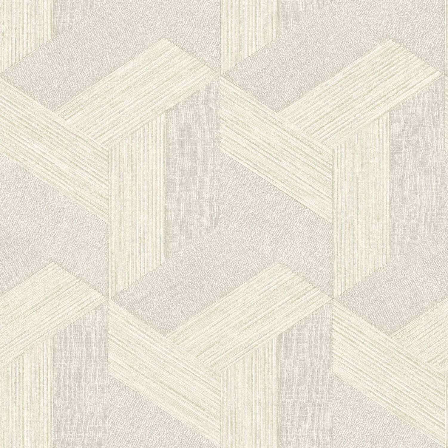 Geometric wallpaper in beige color - pattern number SY27508 - by Galerie in the Synergy collection