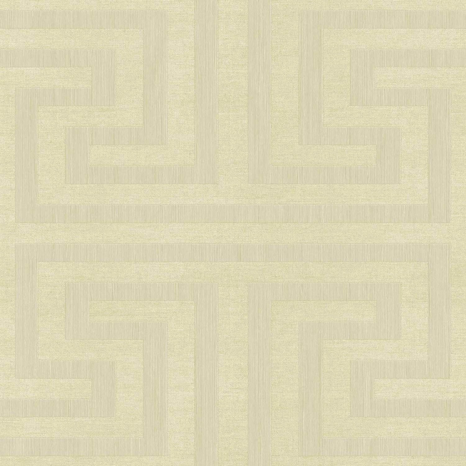 Geometric wallpaper in beige color - pattern number SY27511 - by Galerie in the Synergy collection