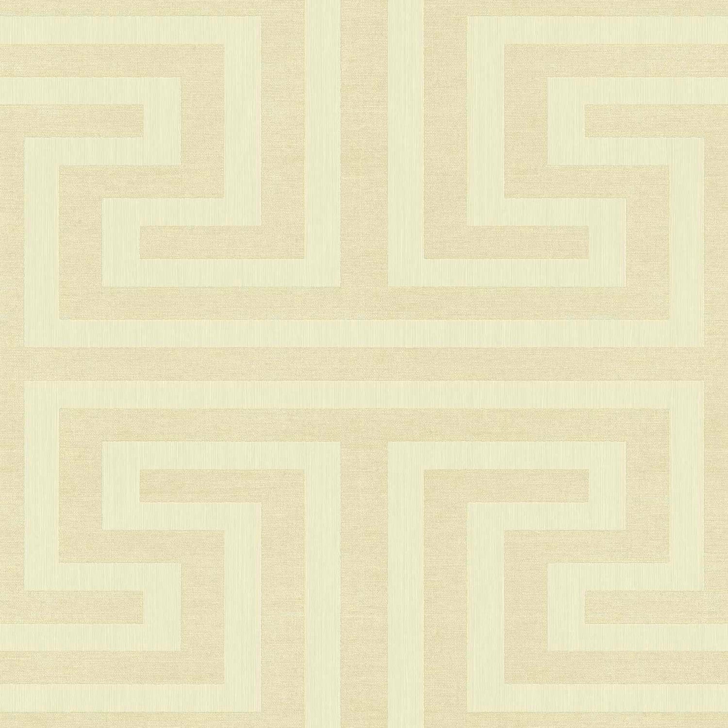 Geometric wallpaper in beige color - pattern number SY27512 - by Galerie in the Synergy collection