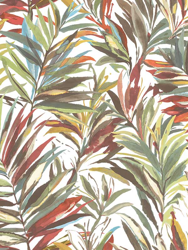 Swaying Palms wallpaper in rouge &amp; mink color - pattern number GN2541 - by York in the Woodnote collection