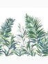 Swaying Palms mural in green & blue color - pattern number GN2546M - by York in the Woodnote collection
