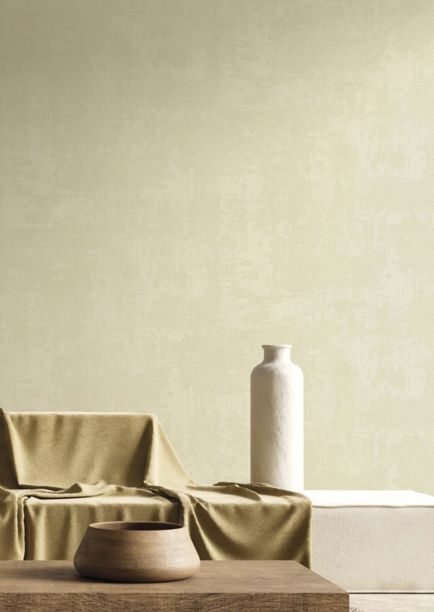 Plain Texture wallpaper in beige color - pattern number SY27532 - by Galerie in the Synergy collection