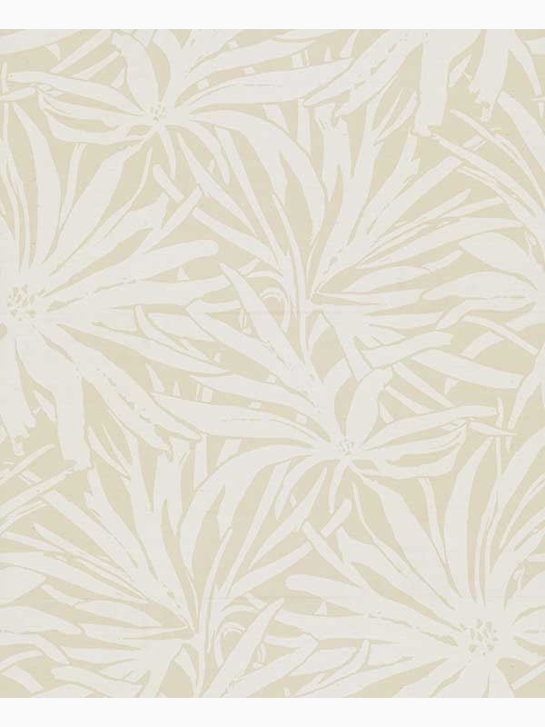 Floral Canopy mural in beige color - pattern number GN2577M - by York in the Woodnote collection
