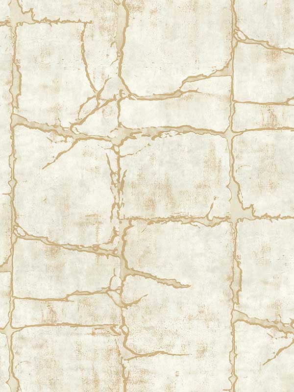 Mojave wallpaper in gold color - pattern number GN2584 - by York in the Woodnote collection