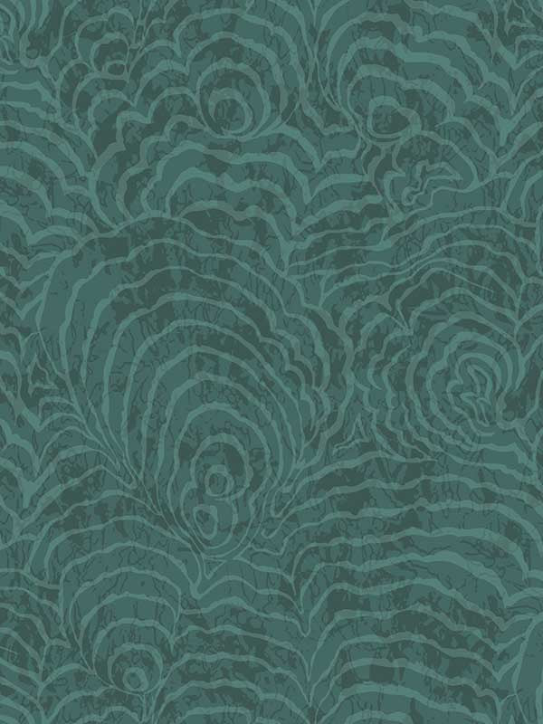 Ocean Jasper wallpaper in teal color - pattern number GN2631 - by York in the Woodnote collection