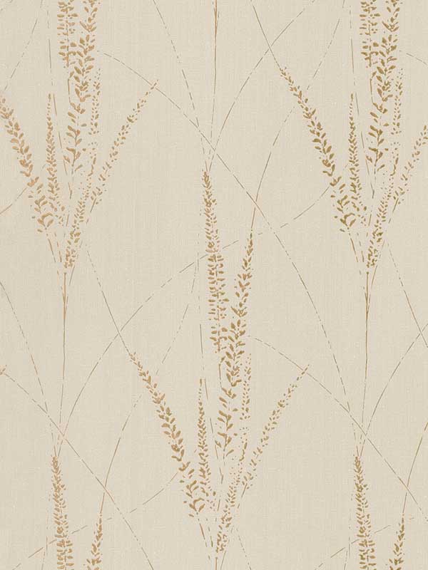 Graceful Willow wallpaper in pale straw color - pattern number GN2642 - by York in the Woodnote collection