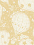 Ballongerna fabric in yellow color - pattern number MB29002 - by York in the Daydream collection