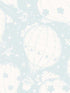 Ballongerna fabric in light blue color - pattern number MB29005 - by York in the Daydream collection