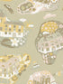 Staden wallpaper in mustard color - pattern number MB29008 - by York in the Daydream collection
