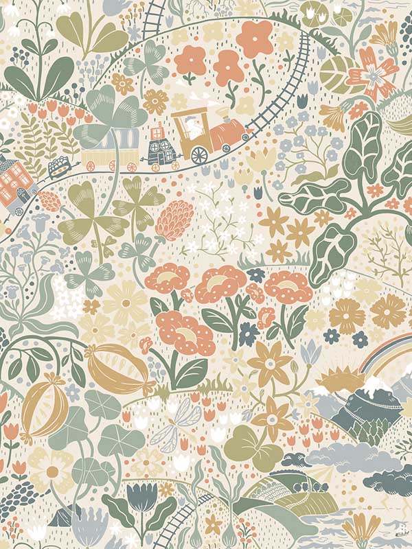 Taget wallpaper in green color - pattern number MB29029 - by York in the Daydream collection