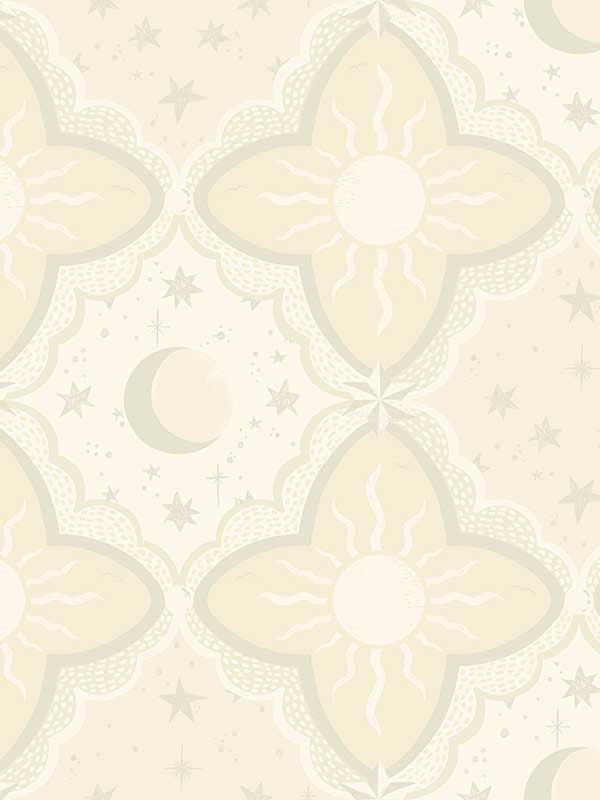 Sol &amp; Mane wallpaper in beige color - pattern number MB29031 - by York in the Daydream collection