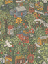 Bygga Bo wallpaper in dark green color - pattern number MB63003 - by York in the Daydream collection