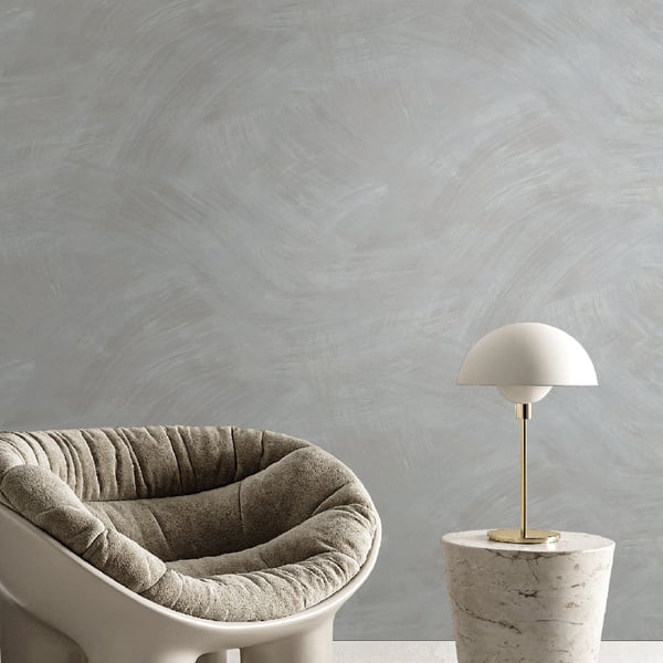 Stucco Struttura wallpaper in grey color - pattern number 27551 - by Galerie in the Italian Textures 4 collection