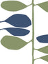 Sculpted Vines fabric in alpine & ultramarine color - pattern number ZM2801 - by York in the Artisan Studio collection