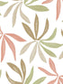 Little Garden fabric in leaf & coral color - pattern number ZM2812 - by York in the Artisan Studio collection