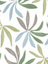 Little Garden fabric in alpine & sky & silver color - pattern number ZM2813 - by York in the Artisan Studio collection