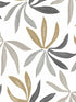 Little Garden fabric in graphite & gold color - pattern number ZM2816 - by York in the Artisan Studio collection