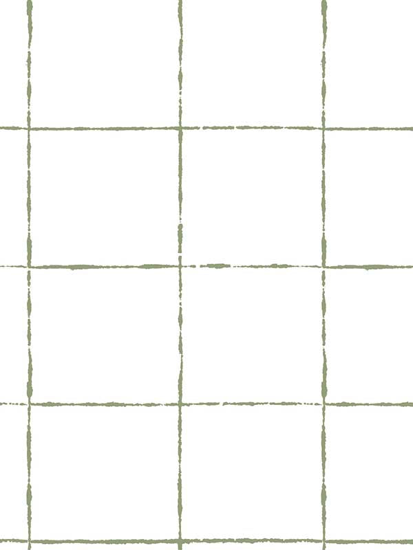 La Vitre Plaid wallpaper in leaf color - pattern number ZM2852 - by York in the Artisan Studio collection