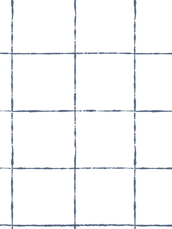 La Vitre Plaid wallpaper in ultramarine color - pattern number ZM2856 - by York in the Artisan Studio collection
